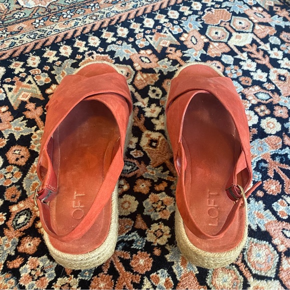 Red Espadrille Sandals - Picture 2 of 5